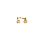 Golden Tier Drop Earrings