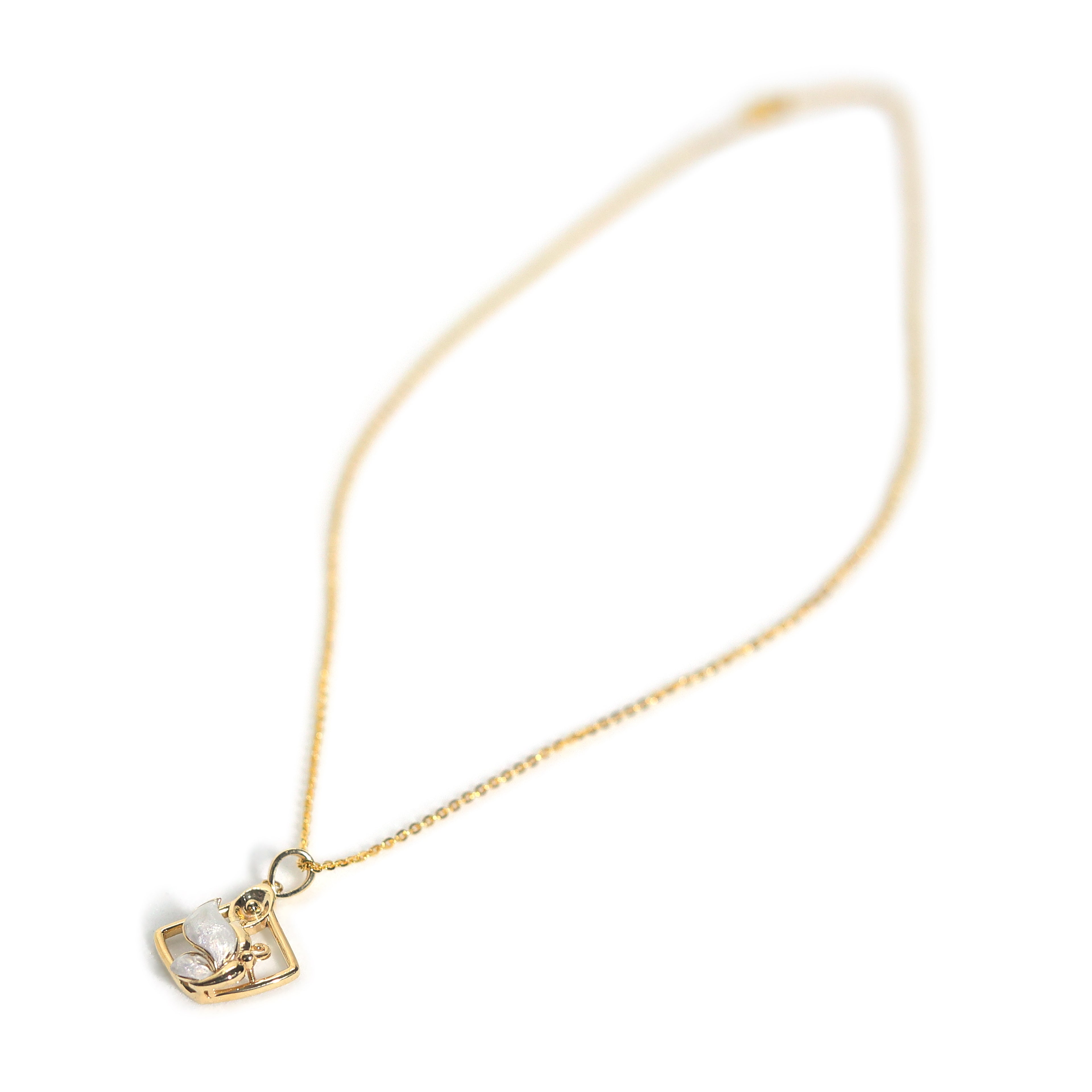 Whimsical Charm Gold Pendant